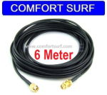 6M RP-SMA Extension Cable for Wi-Fi Antenna / Router