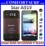 Star A919 Dual SIM Phone TV GPS Android 2.3 SmartPhone Tablet PC