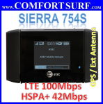 ATT Sierra 754S 100Mbps LTE  / 42Mbps HSPA+ 4G 3G MIFI Mobile WIFI Router