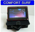 7 Inch Flexible Kick Stand Leather Case