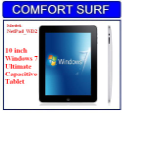 9.7 inch iPad Size Windows 7 Atom N455 Capacitive Tablet PC