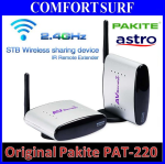 Original Pakite PAT-220 (2.4GHz) Wireless AV Transmitter & Receiver With IR