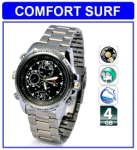 4GB HD Waterproof Spy Watch Camera Video camcorder (silver)