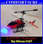 3.5 CHANNEL Skywinner 808 RC Helicopter with LED Light, Build in Gyro, 3D flight, Remote Control