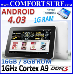 Ainol Novo7 Tornados (1GB RAM + 8GB) Android 4.03 ICS Tablet PC