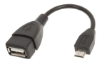 Micro USB to USB Female Cable
