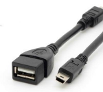 Mini USB to USB Female Cable