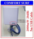 Signalking SK-8TN 2000mW 20dBi Antenna Wifi Booster + 5m USB