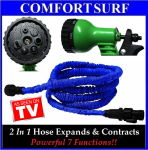 XHOSE 25FT-The Incredible Expandable & Contract Hose Sprayer wf Powerful 7 Functions!