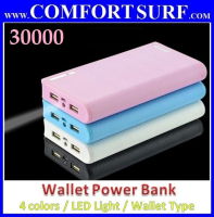 Super Wallet Power Bank 30000mAh/Super PORTABLE CHARGER BATTERY Power Bank