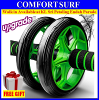 Upgraded 2 Wheels Ab Roller Abdominal Muscle AB Fitness Dual Wheel Strength Trainning