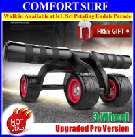 Upgraded 4 Wheels Ab Roller Pro Abdominal Muscle AB Fitness Wheel Exercise