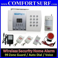 DIY 99 Zone PSTN Wireless Burglar Alarm Home / Shop Security phone auto dial System