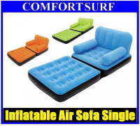 Original BestWay Inflatable Air Sofa Single Seater + Foot Rest