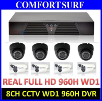 Latest 8 Channel CCTV Full HD 960H WD1 Network DVR Video Recorder