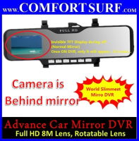 Car Mirror Rearview Full HD DVR CCTV 2.7" LCD Screen Camera Camcorder