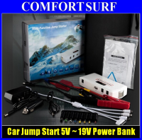 Car Jumper Starter Power Bank 18000mAh with LCD Display 5V 9V 12V 16V 19V Output