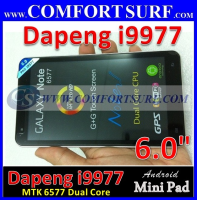 6.0" Dapeng i9977 MTK6577 Dual SIM GPS 4.0 SmartPhone
