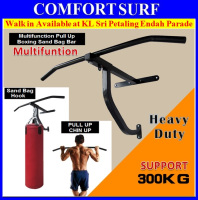 F12 Gym Fitness Equipment Chin Up + Boxing Punching bag Wall Steel Hanger Hook Bracket