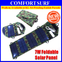 7W Folding Solar Panel 5V USB Travel Camping Portable Battery Charger For Phone?