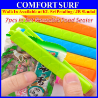 7pcs in Set Reusable Food, Fruits, Packaging Sealer Clip Kitchen Accessories