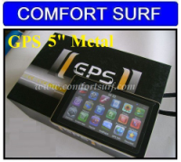 5" Ultra SLIM Metal Case T/Screen Car GPS Media Player