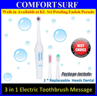3 IN 1 Electric Toothbrush Massage and comfortable rounded Bristle