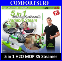 H2O Mop X5 5in1 Multi-Floor Steam Mop Cleaner Steamer with Accessories