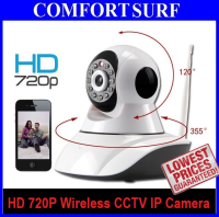 720P SecurEyes 2 in 1 P2P Wireless IP Camera + IR Night Vision/MicroSD via Smartphone + Motion Alarm