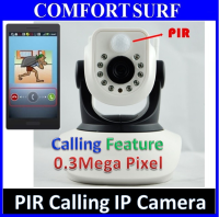 PIR Sensor P2P Wireless IP Camera + IR Night Vision - Alarm Phone Calling