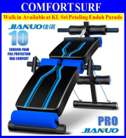 Jianuo Luxury Fitness Gym Sit Up Bench Six Pack ABS Workout Bench (10 Cushion Foam)