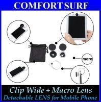 Detachable Clip Wide & Macro Lens for Mobile Phone-iphone ipad samsung