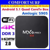 Latest MXQ Pro 4K Amlogic S905 1G 8G Full HD 1080P Android 5.1.1 TV Box optional Air Keyboard Mouse