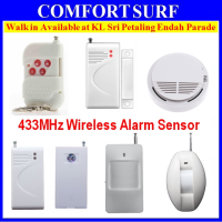 433Mhz Wireless Magnetic / Curtain PIR / Smoke Detector / Remote Control for Wireless Alarm System / Alarm IP Camera