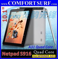 10.1" Netpad S916 A31 QuadCore IPS Display 1GB RAM Android 4.1
