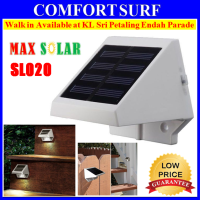 MaxSolar SL020 4x LED Solar Powered Stairs Pathway Fence Garden Security Lamp Outdoor Light