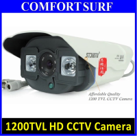 1200TVL 2pcs Big Array Lamp Outdoor Waterproof CCTV Camera Auto Balance