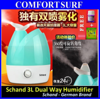 Schand Dual Head 3L Tank Capacity ultrasonic Air Humidifier Purifier Aromatic Therapy