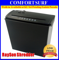 Rayson A606B Mini Office 6.8mm Paper Shredder Confidential Cutter Strip Cut 10L Basket