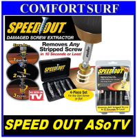 NEW HOT ASoTV Speed Out Damaged Screw Remover Extractor Tool 4 Pc SpeedOut