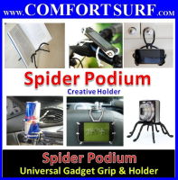 Universal Spider Podium Holder all gadget / mobile phone / in car  holder