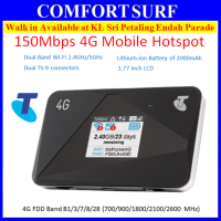Super Fast 150Mbps 4G LTE Netgear AirCard 785S AC785s Telstra 4G My Pocket Wi-Fi Mobile Hotspot WiFi Mobile Broadban