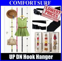 UPDN Hook Adjustable Hanger Door Home Hanging Bag Clothes Coat Rack Orgainzer