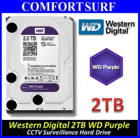 2TB Purple Western Digital WD Purple CCTV Surveillance Hard Drive 6Gb/s