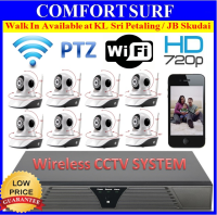 Wireless CCTV SYSTEM NVR DVR Recorder With Wireless NVR IP Camera 720P / 1080P