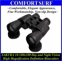 SAKURA 10-180x100 Day and Night Vision High Magnification Binocular