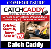 ASOTV ! Catch Caddy Seat Pocket Catcher car Organizer