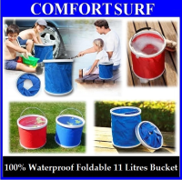 Foldable & Easy Carry 11 Litre Bucket Pail