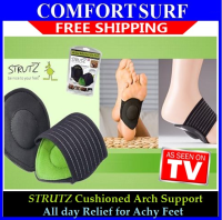 New!! All-Day Relief for Achy Feet! STRUTZ Cushioned Arch Support