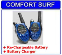 Motorola Talkabout T5720 Two Ways Walkie Talkie + Re-Chargeable Battery + Charger (2 sets)